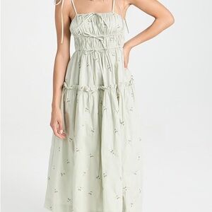 En Saison Green Floral Dress